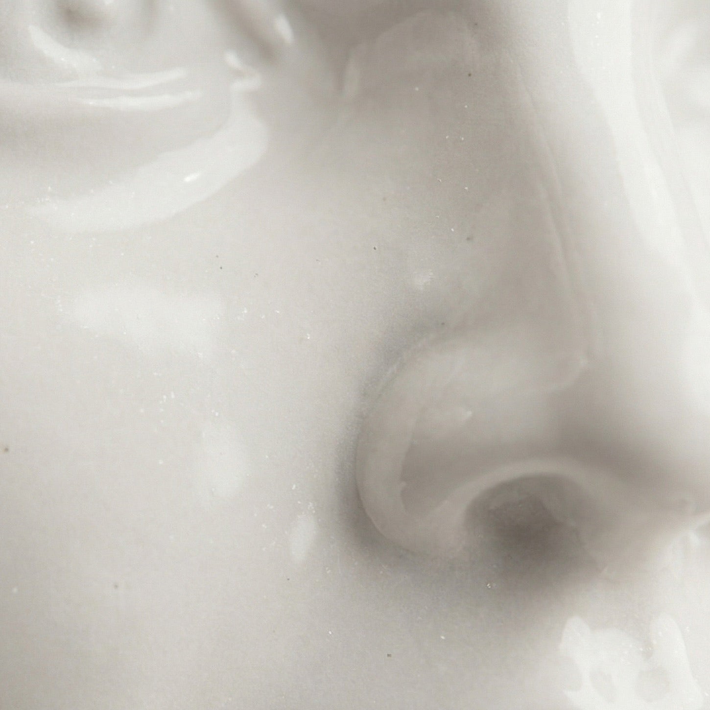 Sicilian Medusa Head Vase h 38 cm / 15¾" — White Line | Testa di Moro from Caltagirone, Sicily