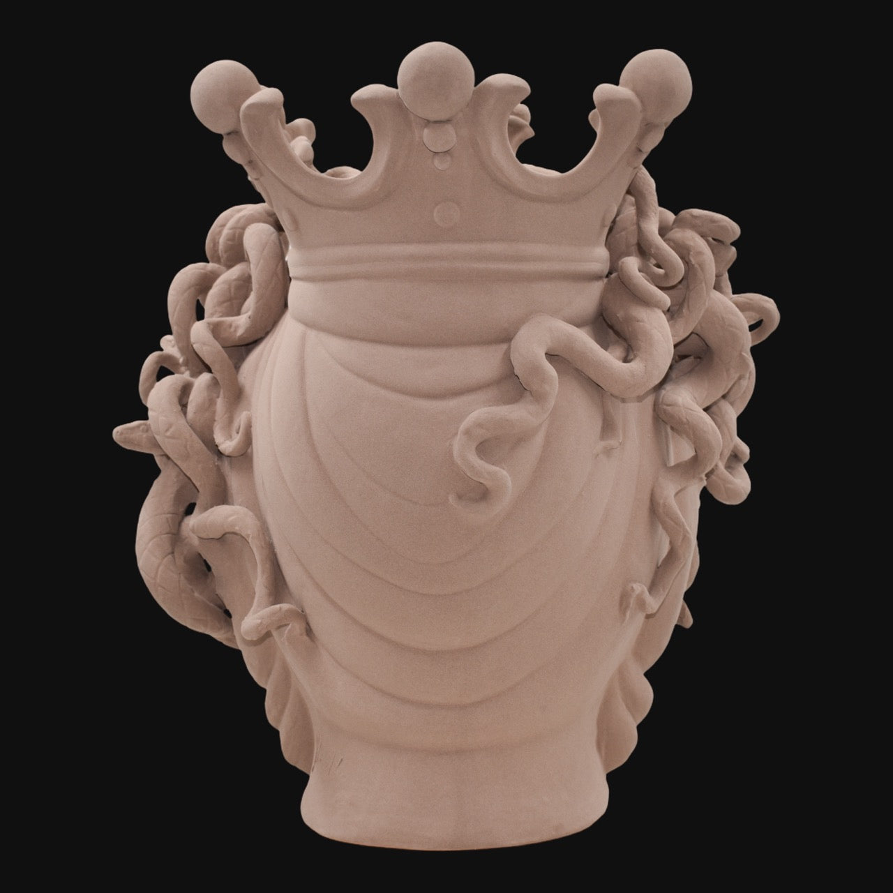 Medusa Head Vase H 38 cm / 15" – Testa di Moro from Caltagirone, Sicily