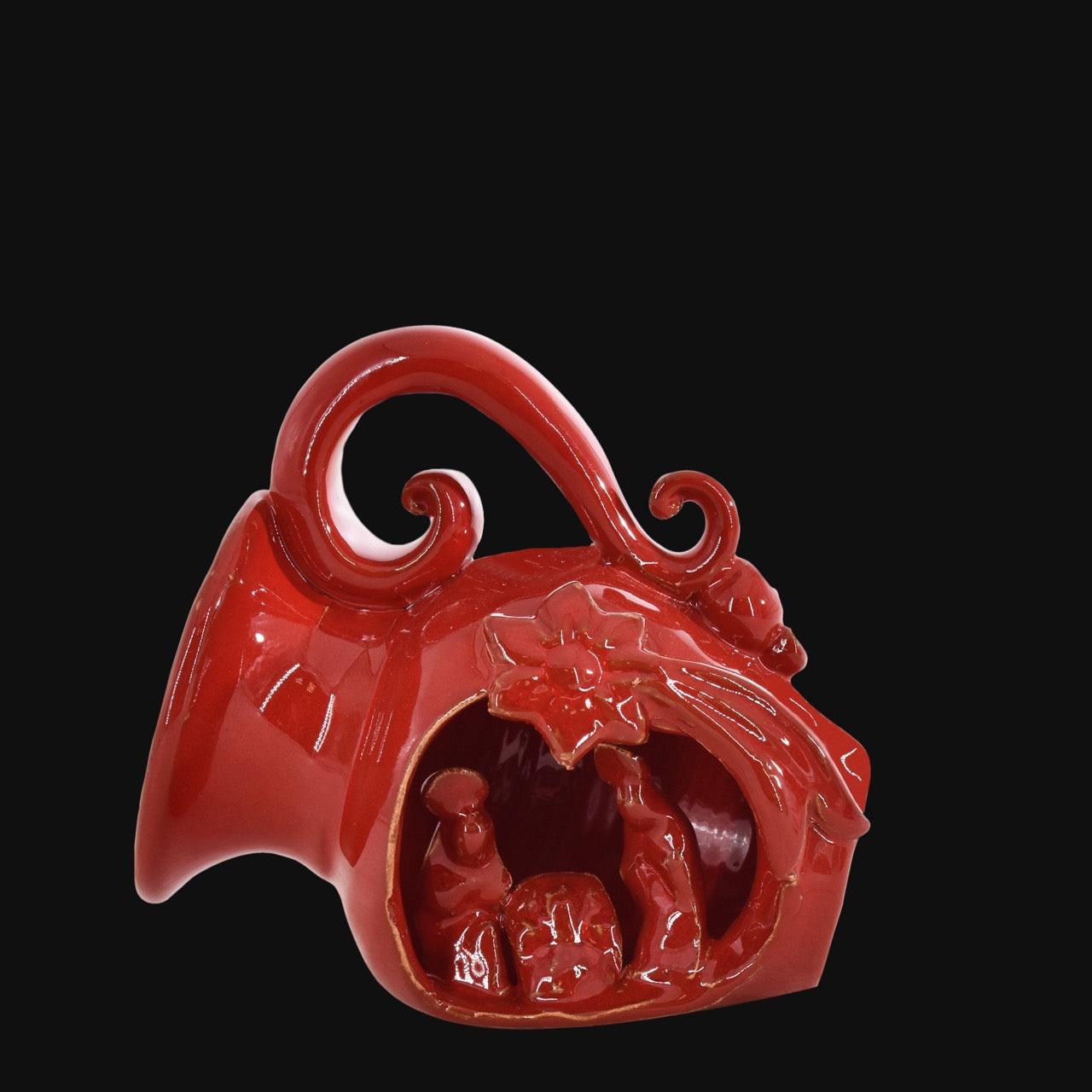 Natività mini giara h 10 linea moderna in diverse colorazioni - Ceramiche di Caltagirone Sofia