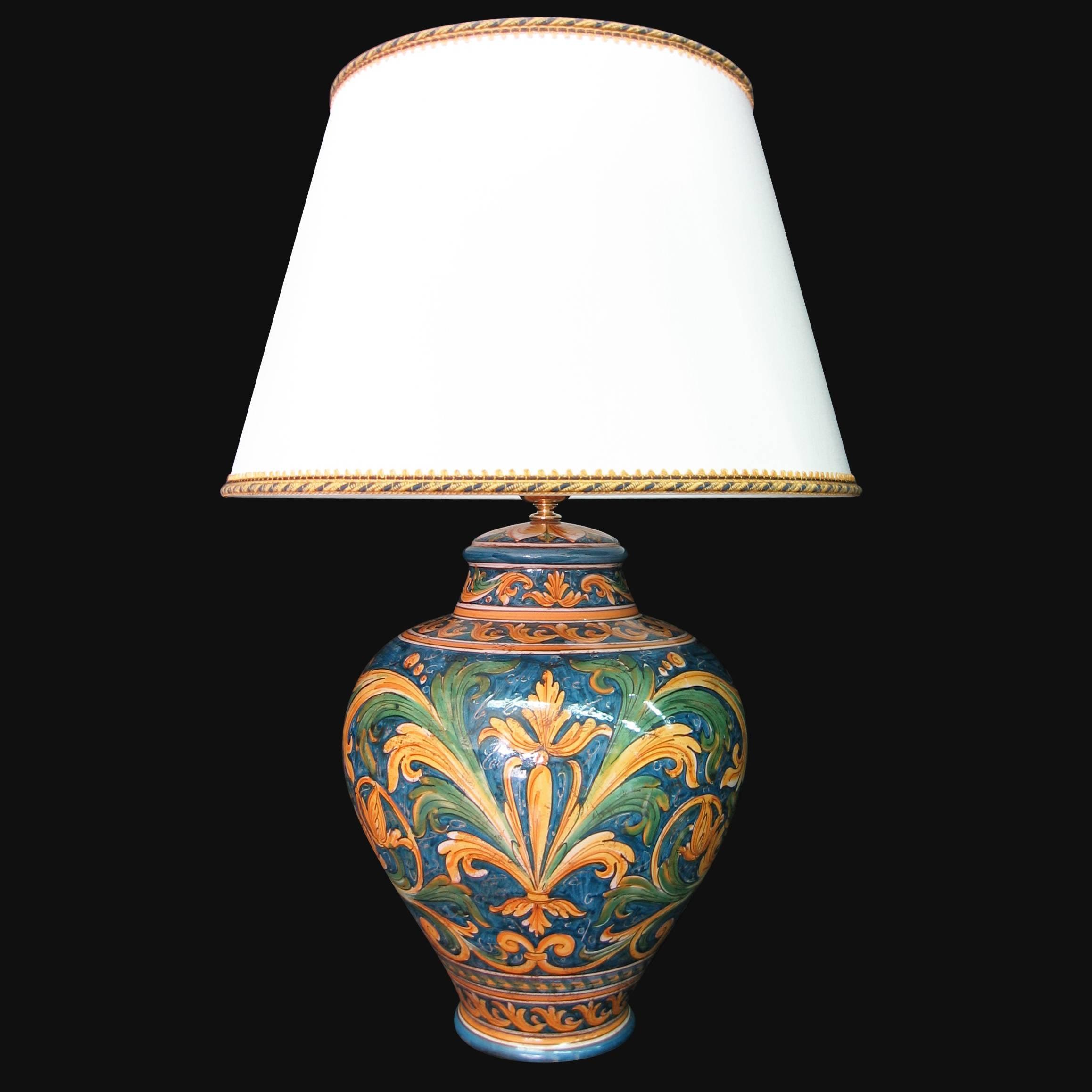 Lume boccia ornamentale ornato calatino - Ceramiche di Caltagirone Sofia - Ceramiche di Caltagirone Sofia