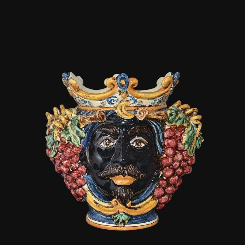 Head h 25 with grapes blue/orange male