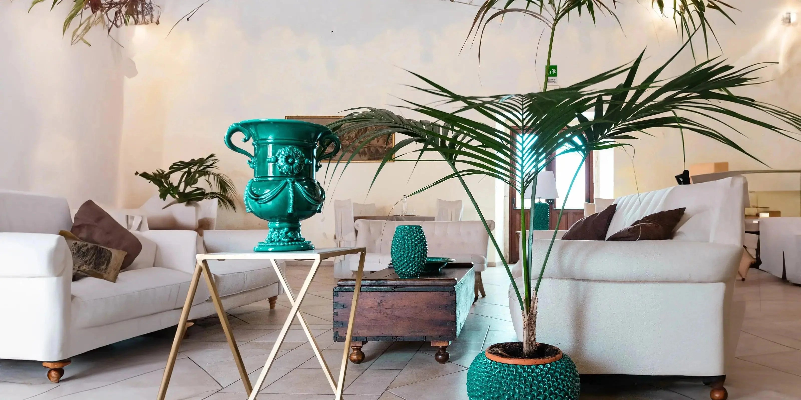 Linea Verde Smeraldo - Ceramiche di Caltagirone Sofia