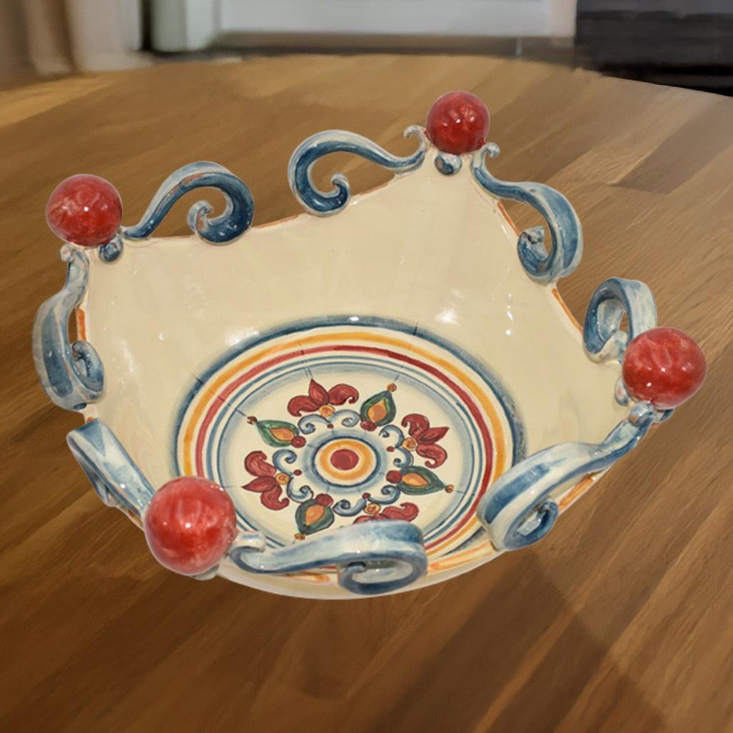 Centerpiece Ball Decor Sicily - Caltagirone Ceramic, Ø 25/30 cm