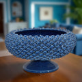 Pinecone stand of Caltagirone modeled by hand - Sicilian modern ceramic