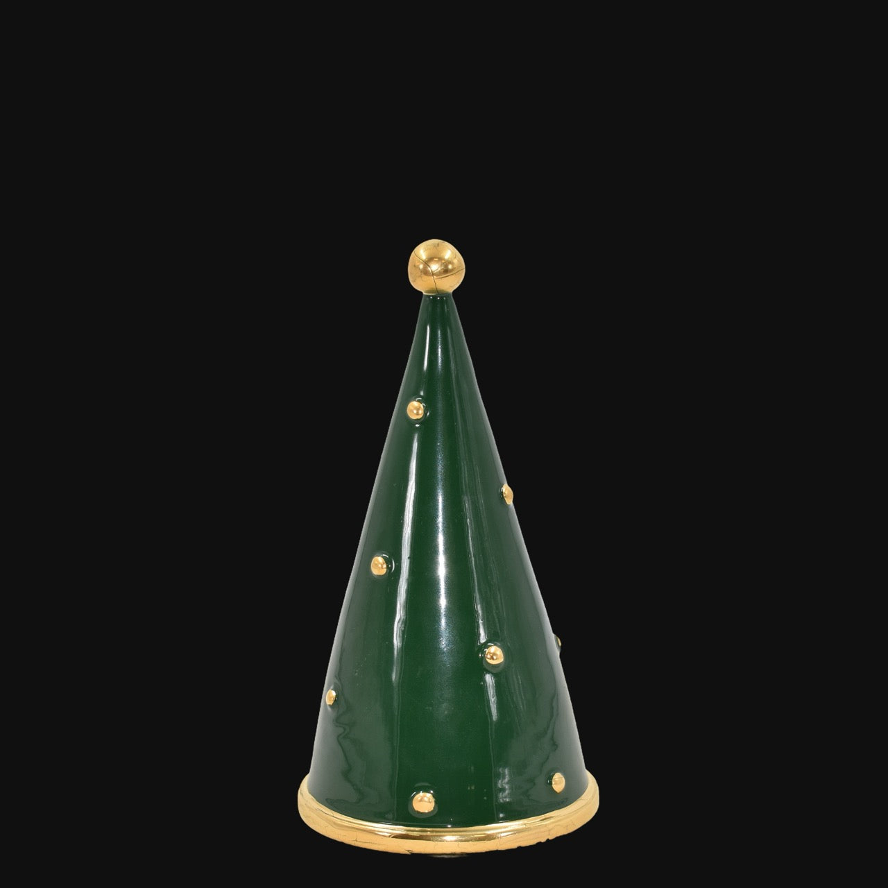 Modern Christmas tree in artistic ceramic of Caltagirone, Italian Pottery Made in Italy