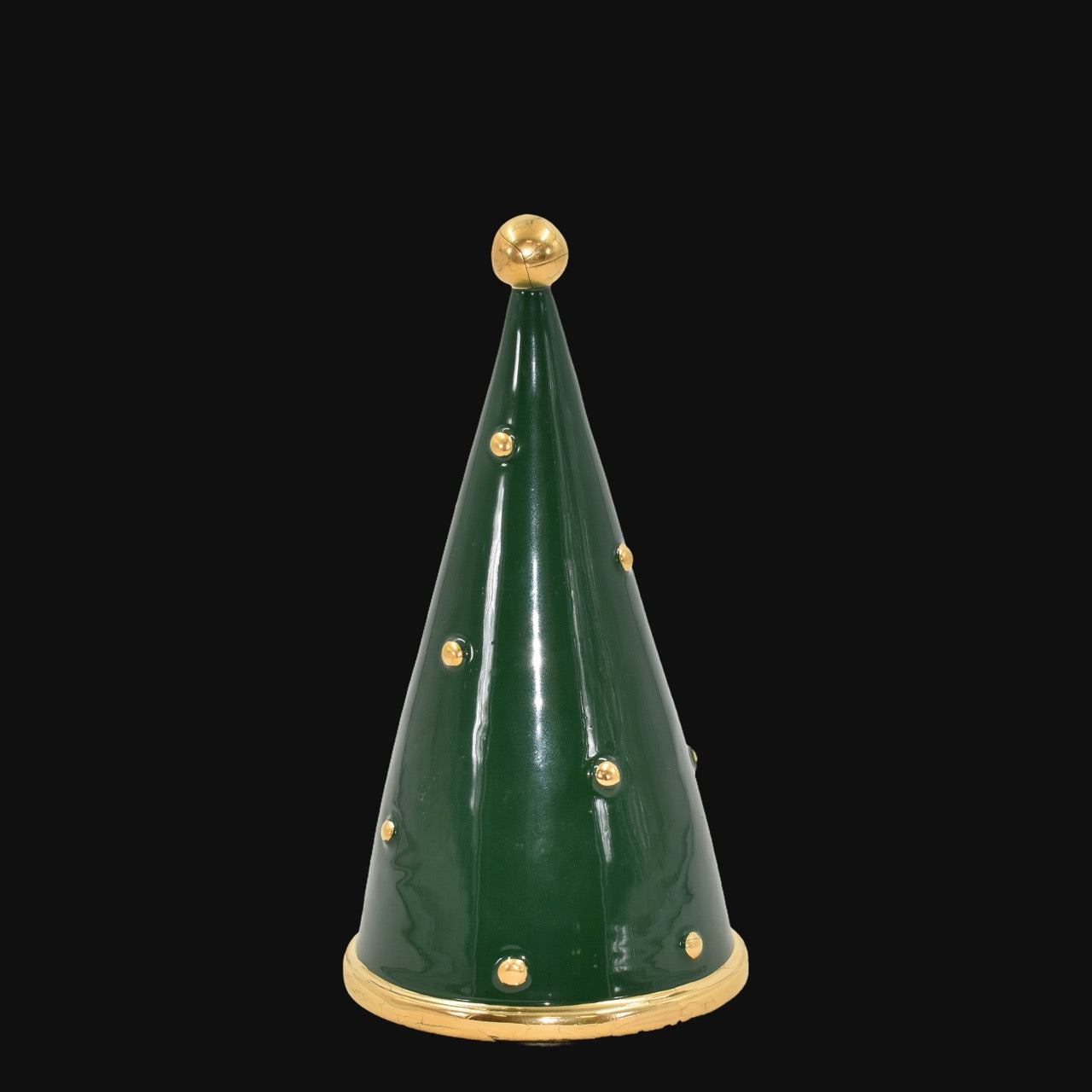 Modern Christmas tree in artistic ceramic of Caltagirone, Italian Pottery Made in Italy