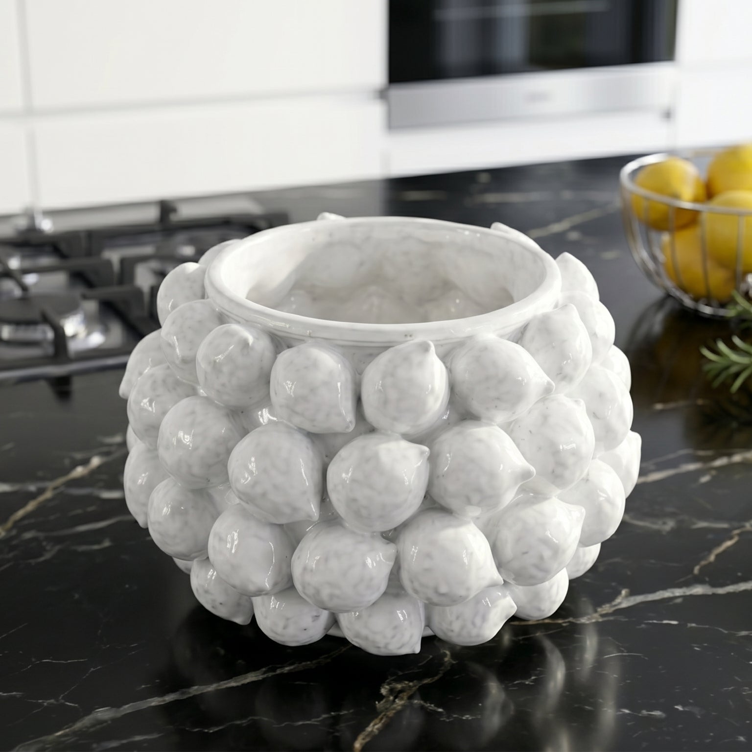 Italian Ceramic Vase – Italian ceramic from Caltagirone, Sicily