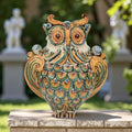 Owl in ceramics of Caltagirone - Artistic ceramics Sofia