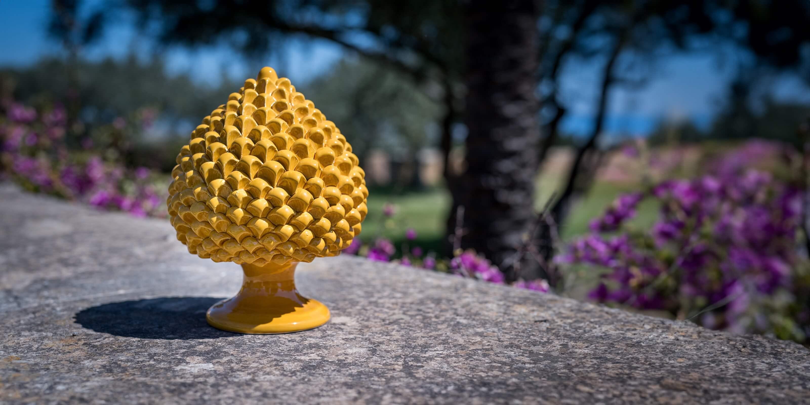 Sicilian Pigna Ceramic Decor | Authentic Handmade Artworks