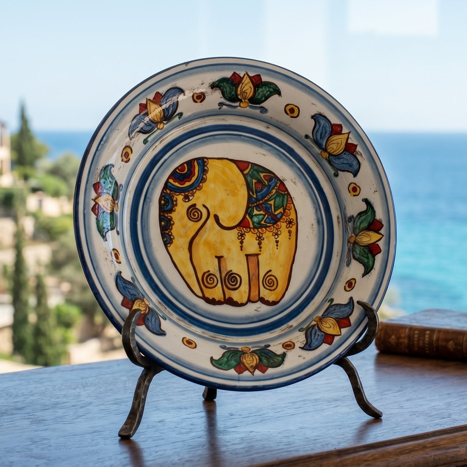 Sicilian Ceramic Elephant – Caltagirone Ceramic – Sicilian artisan tradition