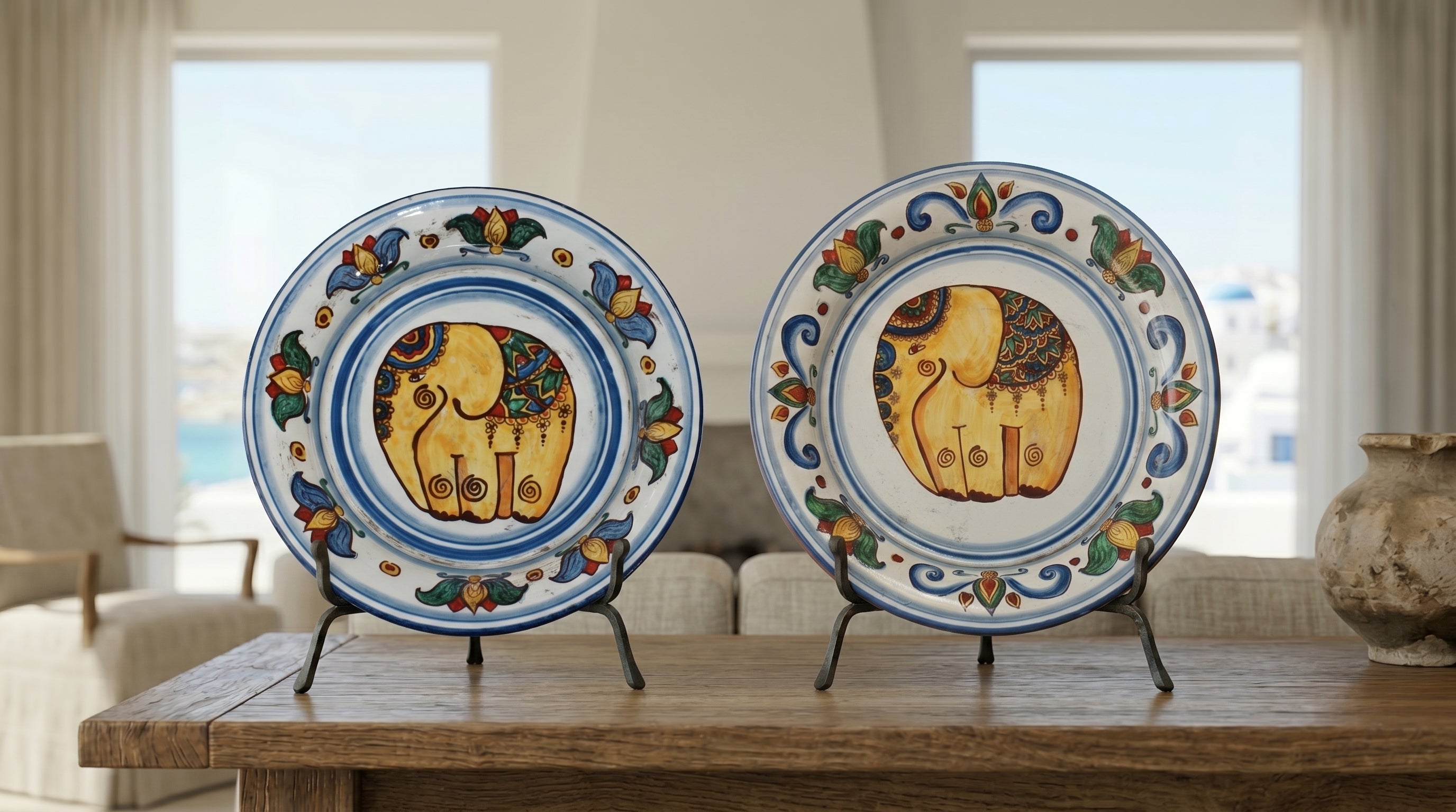 Sicilian Ceramic Elephant – Caltagirone Ceramic – Sicilian artisan tradition