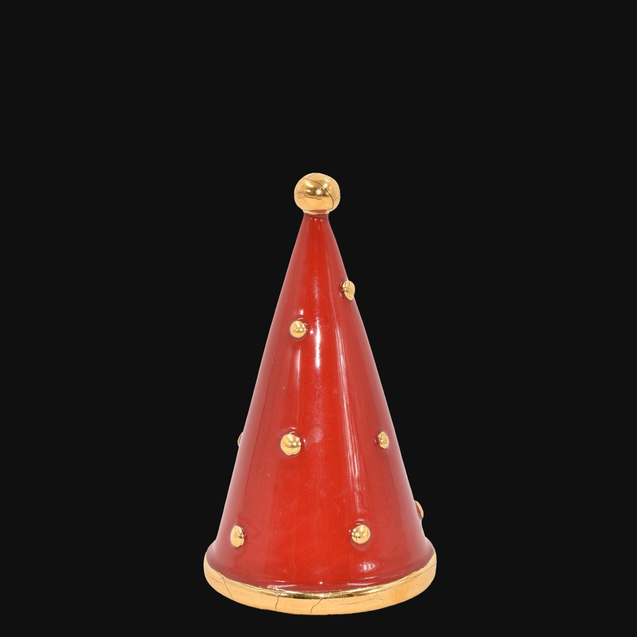 Modern Christmas tree in artistic ceramic of Caltagirone, Italian Pottery Made in Italy