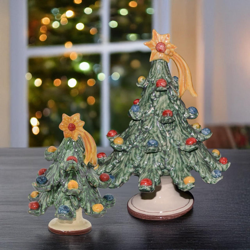 Sicilian Ceramic Christmas Tree – Italian ceramic from Caltagirone, Sicily