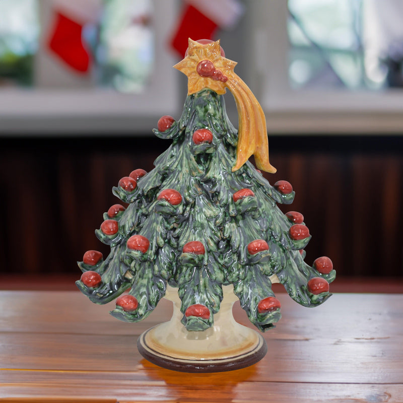 Sicilian Ceramic Christmas Tree – Italian ceramic from Caltagirone, Sicily