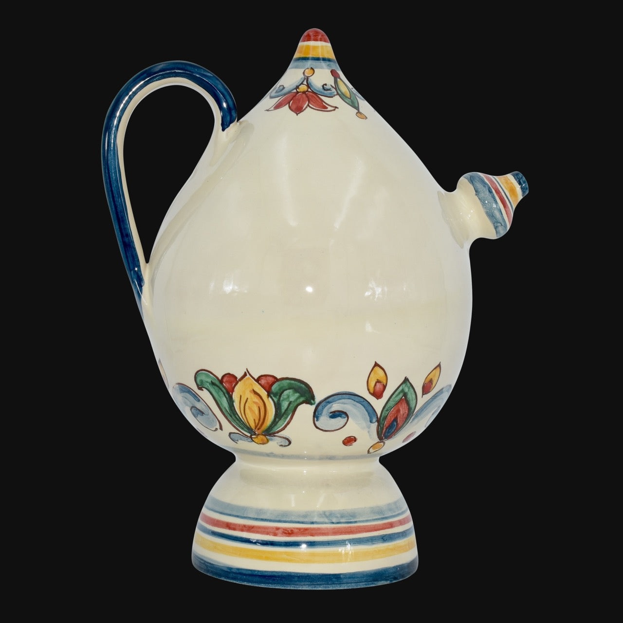 Bummulu Malandrinu h 25 Decoro Sicily in ceramica di Caltagirone - Ceramiche di Caltagirone Sofia
