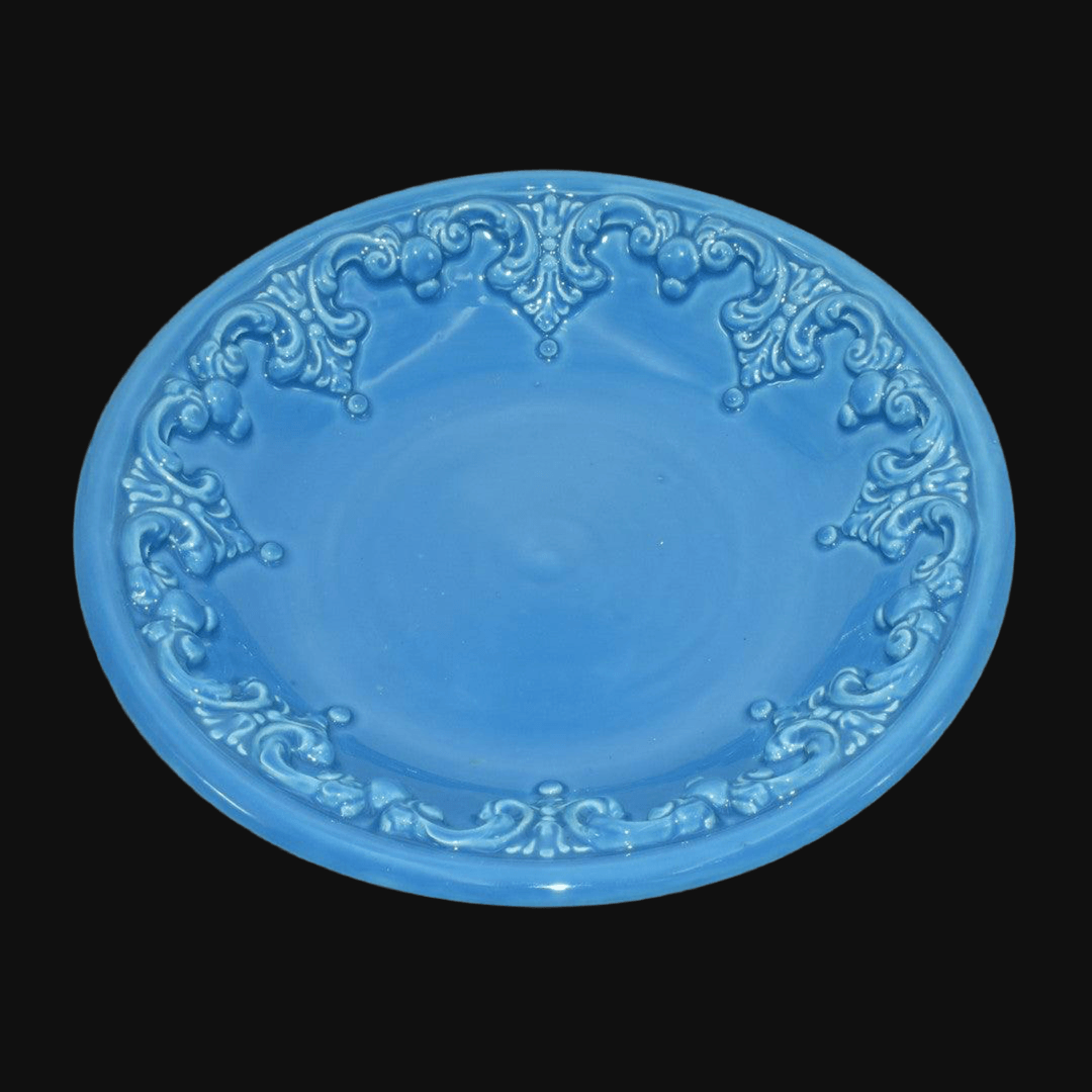 Piatto svuota tasche diam. 30 cm plast Sofia turchese in ceramica artistica di Caltagirone - Ceramiche di Caltagirone Sofia