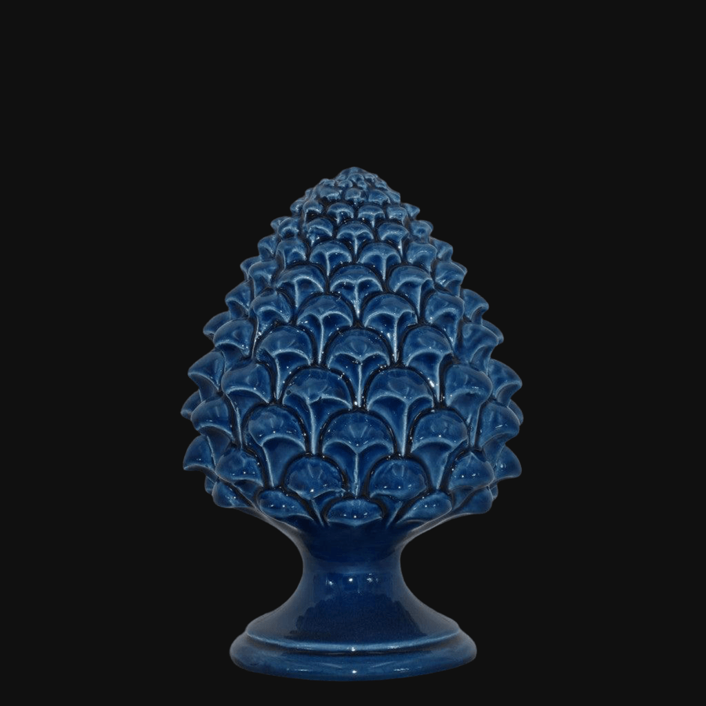 Pigna semilavorata altezza 15/35 Blu Intenso - Ceramiche di Caltagirone Sofia