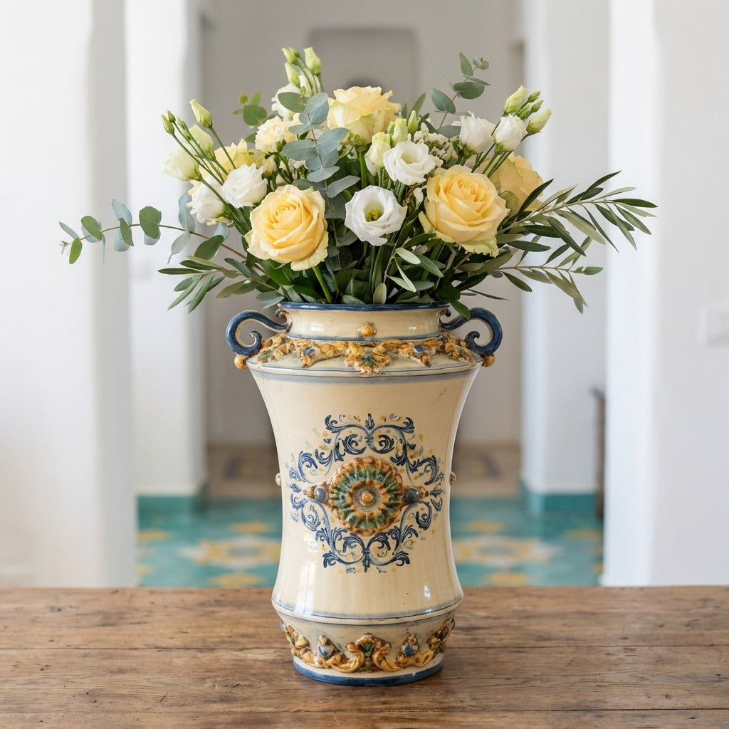 Italian Ceramic Vases | Caltagirone Sicily